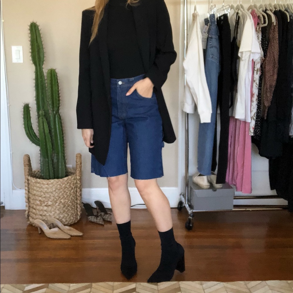 Brandy Melville Oversized Jean Shorts